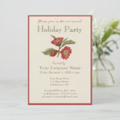 Fête de Noël de l'entreprise Élégante Invitation V (Debout devant)