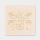 Fête de Noël de l'entreprise Nom personnalisé (Recto)