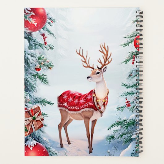 Fête de Noël de Reindeer (Dos)