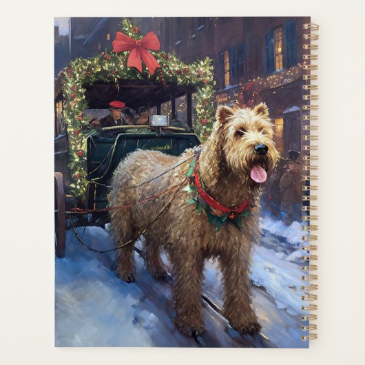 Fête de Noël de Wheaten Terrier (Dos)