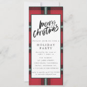 fête de Noël d'entreprise plaid Invitation (Devant)