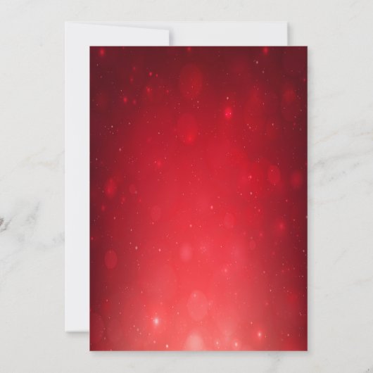 Fête de Noël d'hiver Invitation (Dos)