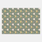 Fête de Noël Enveloppement Papier ensemble de 3 (Devant 2)