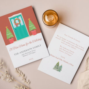 Fête de Noël Faire-part de déménagement