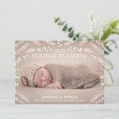 Fête de Noël | Faire-part de naissance (Debout devant)