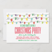 Fête de Noël Festive Invitations (Devant)