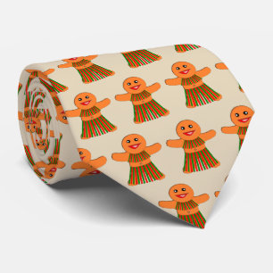 Fête de Noël Gingerbread Femme Cravate