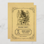 Fête de Noël Invitation (Devant / Derrière)