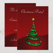 Fête de Noël - invitation (Devant / Derrière)