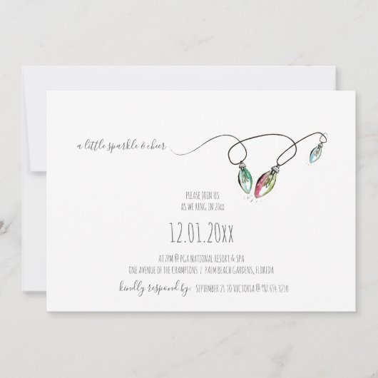 Fête de Noël Invitation (Devant)