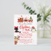 Fête de Noël Invitation (Debout devant)