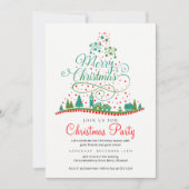 Fête de Noël Invitation à la fête de Noël (Devant)