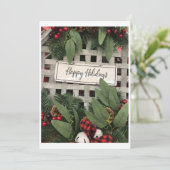 **FÊTE DE NOËL** INVITATION DE RÉUNION DE NOËL (Debout devant)