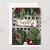 **FÊTE DE NOËL** INVITATION DE RÉUNION DE NOËL (Devant / Derrière)