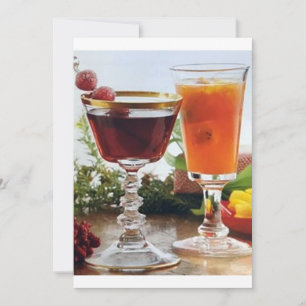 **FÊTE DE NOËL** INVITATION DES COCKTAILS DE NOËL