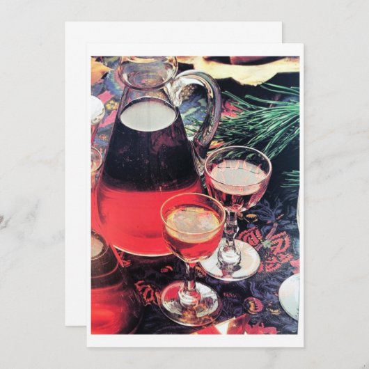 **FÊTE DE NOËL** INVITATION FAMILIALE ET AMIE (Devant / Derrière)