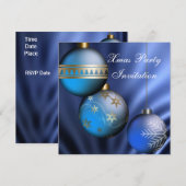 Fête de Noël Invitation Noël (Devant / Derrière)