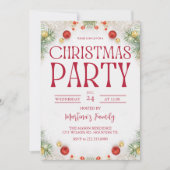 Fête de Noël Invitations (Devant)