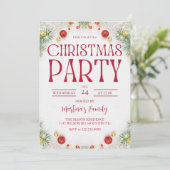 Fête de Noël Invitations (Debout devant)