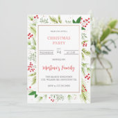 Fête de Noël Invitations Fête de Noël (Debout devant)