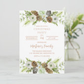 Fête de Noël Invitations Fête de Noël (Debout devant)