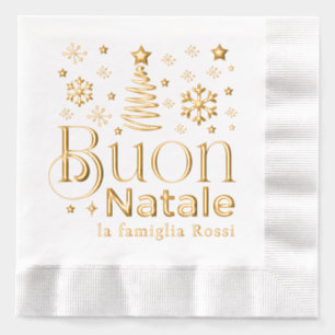 Fête de Noël italienne Buon Natale personnalisée