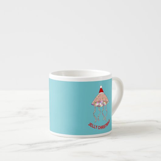 Fête de Noël Jellyfish Mug (Devant droit)