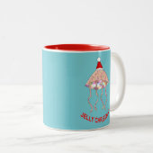 Fête de Noël Jellyfish Mug (Devant droit)