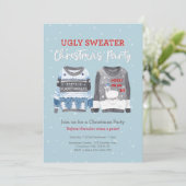 Fête de Noël moche Sweat Invitation (Debout devant)