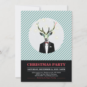 Fête de Noël moderne, Cartes d'invitation pour la 