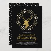 Fête de Noël moderne, Fêtes Invitations (Devant / Derrière)
