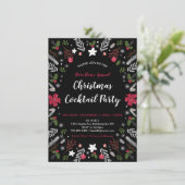 Fête de Noël moderne, Fêtes Invitations (Debout devant)