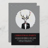 Fête de Noël moderne, Fêtes Invitations (Devant / Derrière)
