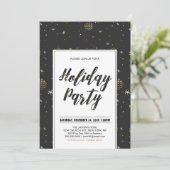 Fête de Noël moderne, invitations pour la fête de  (Debout devant)