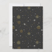 Fête de Noël moderne, invitations pour la fête de  (Dos)