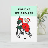 Fête de Noël Open House Invitation (Debout devant)