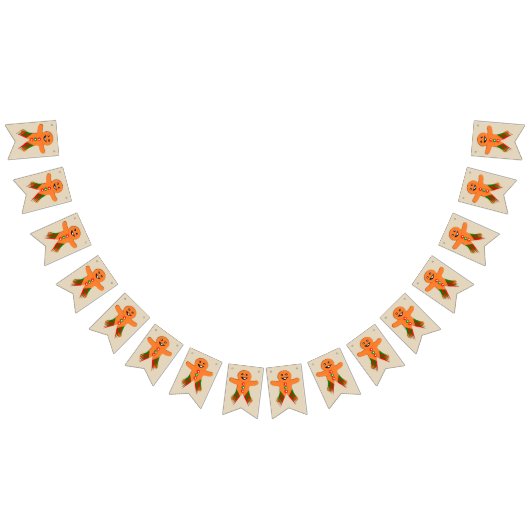 Fête de Noël Pain d'épices Homme Drapeaux de lapin (Tout)