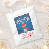 Fête de Noël personnalisée sacs de faveur (Coupé)
