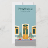 Fête de Noël Portugais Carte de la Maison (Devant)