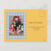 Fête de Noël Portugais Carte de la Maison (Dos)