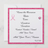 Fête de nuit Casino / Invitation de collecte de fo (Dos)