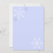 Fête de patinage sur glace Anniversaire Invitation (Dos)