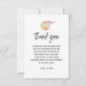 Fête de peinture 1er anniversaire Merci  (Devant)