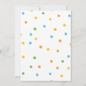 Fête de piscine d'été Invitation d'anniversaire (Dos)