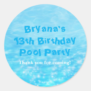 Fête de piscine Summer Beach Favoriser Stickers