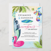 Fête de plage | Invitation à une soirée d'été (Devant)