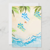 Fête de plage | Invitation à une soirée d'été (Dos)