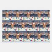 Fête de plage Santa Claus - Papier d'enveloppement (Devant 2)