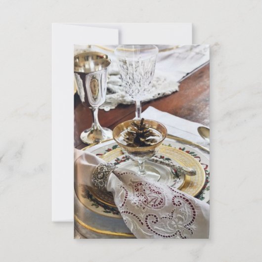 **FÊTE DE REMERCIEMENT OU DÎNER** INVITATION (Devant)