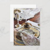 **FÊTE DE REMERCIEMENT OU DÎNER** INVITATION (Devant / Derrière)